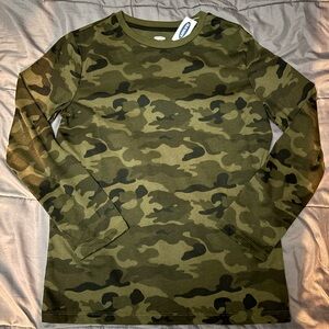 Men's Camouflage Long Sleeve Shirt
